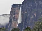 A primeira visão da Angel Falls, em Canaima, no sul da Venezueka